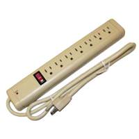 Cooper 7 Outlet Plug In Ultra Surge Protector Power Strip System with Circuit Breaker, Lighted Switch, and