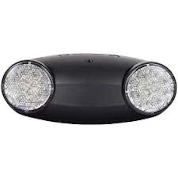 0.07 watt 120/277 volt Black Emergency Light