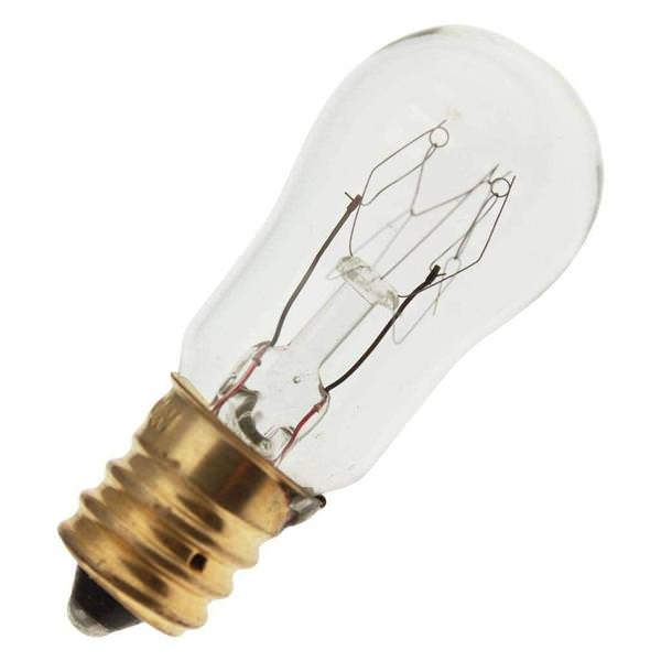 6 watt 120 volt S6 Candelabra Screw Base