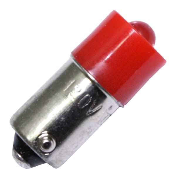 110/130 volt T3.25 Miniature Bayonet Base Red #LED-120-MB-R