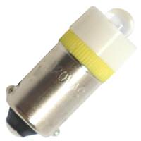 Eiko 110/130 volt T2.5 Miniature Bayonet Base Yellow #LED-120-MB-Y