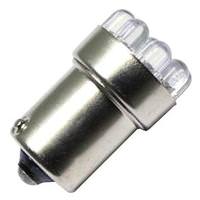 #LED-12-SCBAY-W - 12 volt - S8 - Single Contact Bayonet (BA15s) Base - White - 1156LED | Eiko LED Incandescent Miniature / Automotive Light Bulb