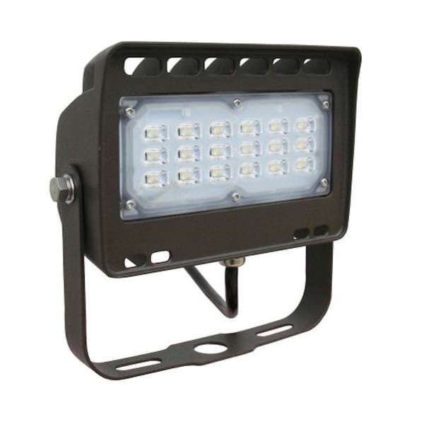 30 watt 120/277 volt 3000K Natural White Bronze LED Floodlight Mini