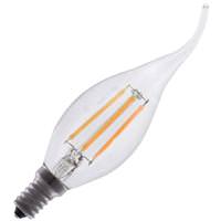 Eiko 4 watt 120 volt BA11 Candelabra Screw Base 2700K Warm White Dimmable LED