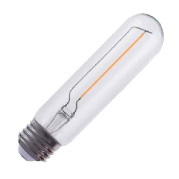 2.5 watt 120 volt T10 Medium Screw Base 2700K Warm White Dimmable LED