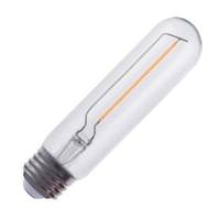 Eiko 2.5 watt 120 volt T10 Medium Screw Base 2700K Warm White Dimmable LED