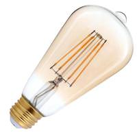 Eiko 4 watt 120 volt ST19 Medium Screw Base Vintage 2200K Warm White Amber Dimmable LED Filament