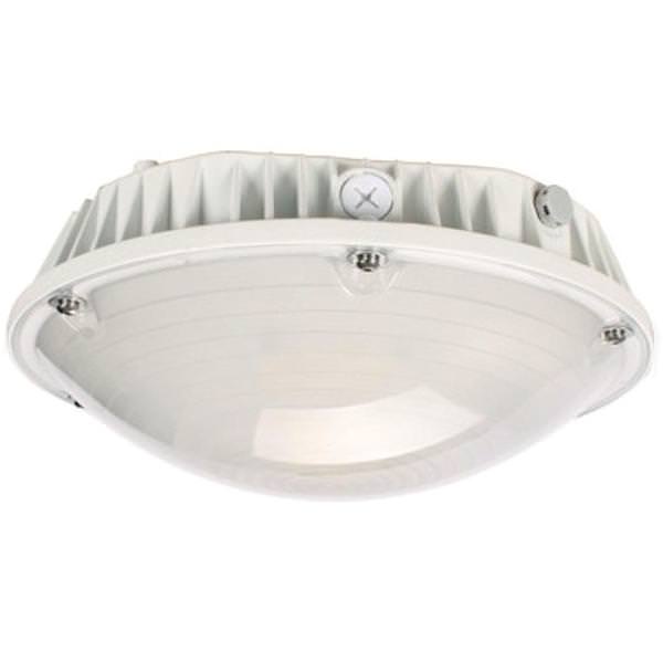 40 watt 120/277 volt 5000K Daylight LED Round Dimmable Surface Canopy Fixture
