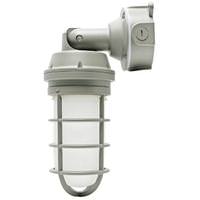 Eiko 20 watt 120/277 volt 3000K Natural White Ceiling Mounted Wire Guard Vaporproof LED Jelly Jar