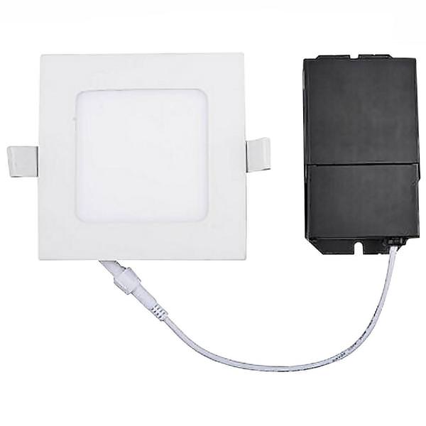 4" 10.5 watt 120 volt 3000K Dimmable LED Square Downlight