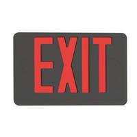 Eiko 1/3.5/4 watt 120/277 volt Black Housing Red Exit Sign