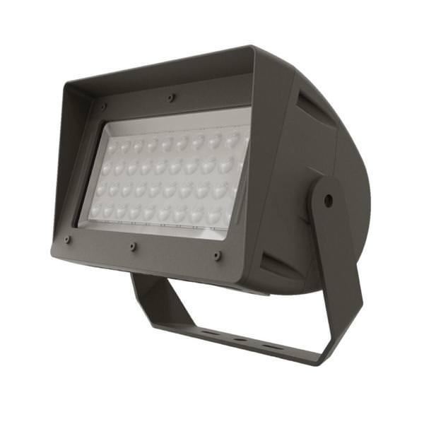 200 watt 120/277 volt 4000K Cool White Bronze Dimmable LED Wide Flood