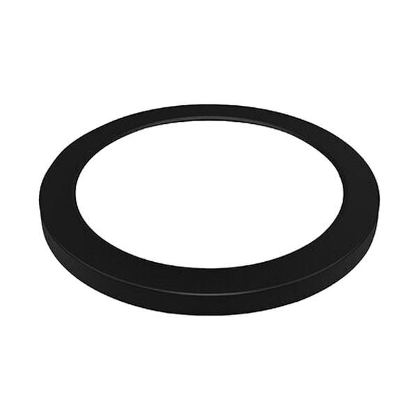 8" Black Downlight Trim