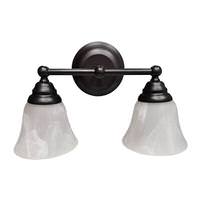 Eiko 2 Light Nickel Vanity Light Fixture