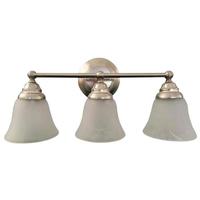 Eiko 3 Light Nickel Vanity Light Fixture