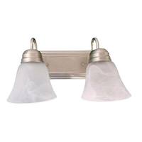 Eiko 2 Light Nickel Vanity Light Fixture