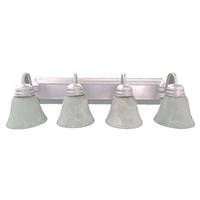 Eiko 4 Light Nickel Vanity Light Fixture