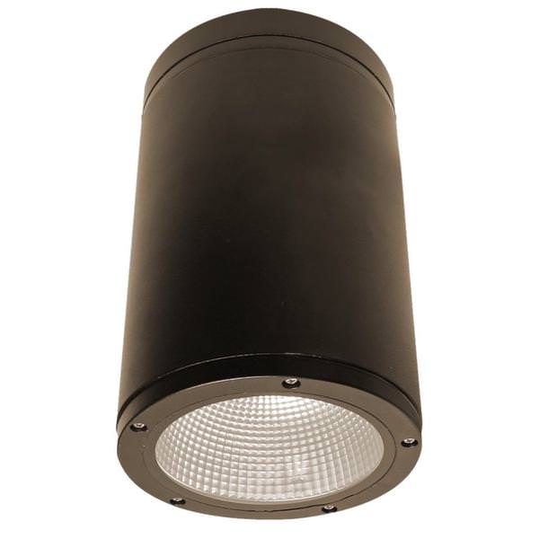 6" 30 watt 120/277 volt CCT Selectable Bronze LED Wall Sconce