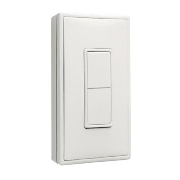 White Single Rocker Wireless Wall Switch