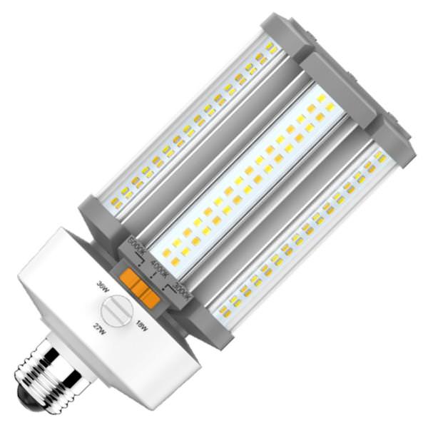 27/36/45 watt 100/277 volt Medium Screw Base 3000K/4000K/5000K CCT Selectable LED Light