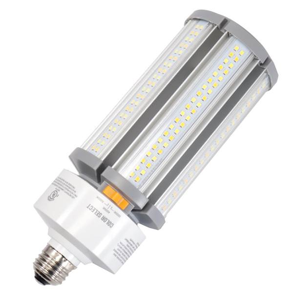 54 watt 277/480 volt Medium Screw (E26) Base CCT Selectable Dimmable LED Light