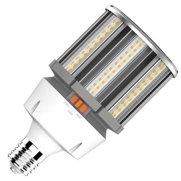 80 watt 277/480 volt Exclusionary Mogul Screw Base CCT Selectable Dimmable LED Light