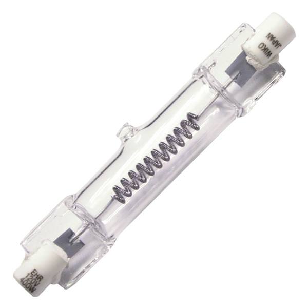 400 watt 120 volt T3.5 Recessed Single Contact Base Clear #EHR