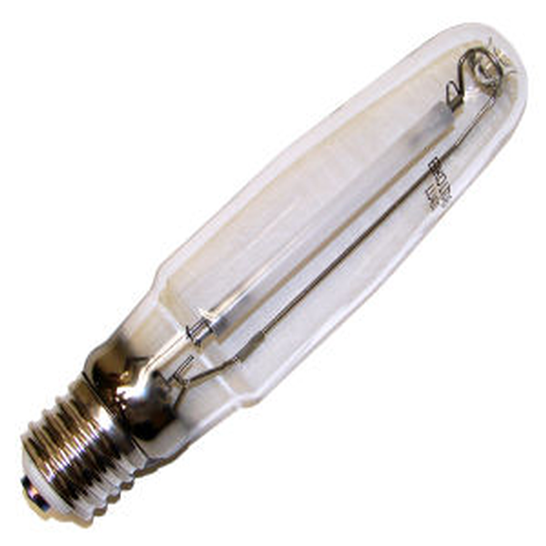 400 watt ED18 Mogul Screw (E39) Base 2100K Warm White Clear High Pressure Sodium Eiko Light Bulb