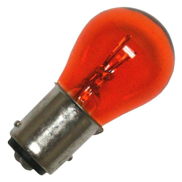 26.9/8.26 watt 12.8/14 volt S8 Double Contact Index Bayonet Base Amber #1157A