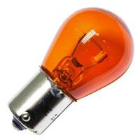 #1295NA - 37.5 watt - 3 amp - 12.5 volt - S8 - Single Contact Bayonet (BA15s) Base - Amber | Peak Incandescent Miniature / Automotive Light Bulb
