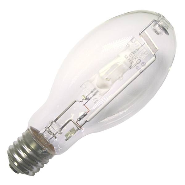 250 watt ED28 Mogul Screw Base 4000K Cool White Clear Metal Halide