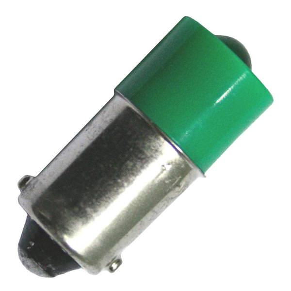 14 volt T3.25 Miniature Bayonet Base Green #LED-14-BA9S-G