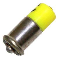 Eiko 24/28 volt T1.75 Midget Flanged Base Yellow LED