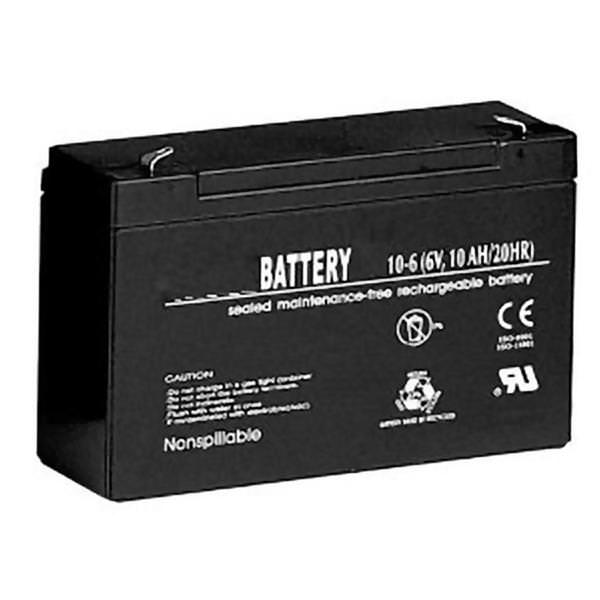 6 volt 10Ah Sealed Lead Acid Rechargeable Battery