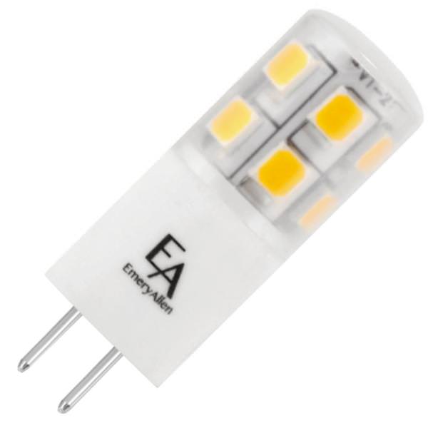 1.5 watt 12 volt Bi-Pin Base 2700K Warm White Dimmable LED