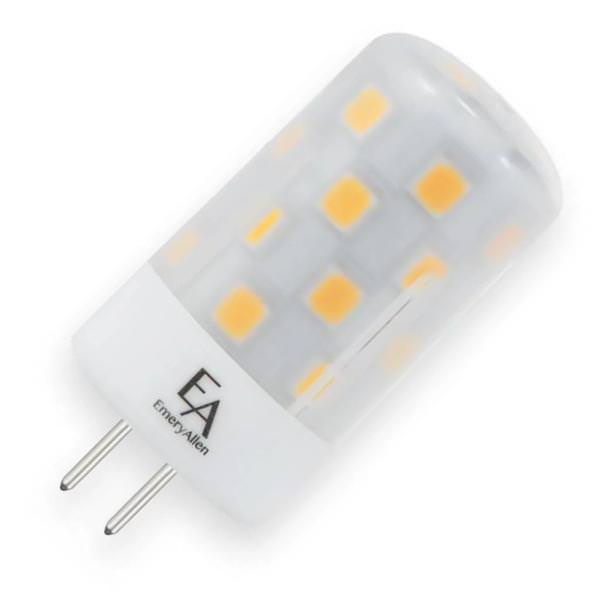 3 watt 12 volt Bi-Pin Base 4000K Cool White Dimmable LED
