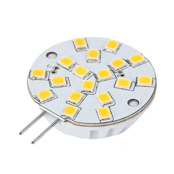 3 watt 12 volt Bi-Pin Base 2700K Warm White Wafer Dimmable LED