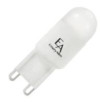 Emery Allen 2.5 watt 120 volt G9 Double Loop Base 1,800K-2,700K Warm White Dim to Warm LED Light Bulb