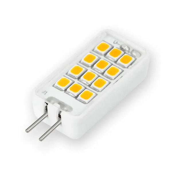 1.5 watt 12 volt Bi-Pin Base 2700K Warm White Dimmable LED