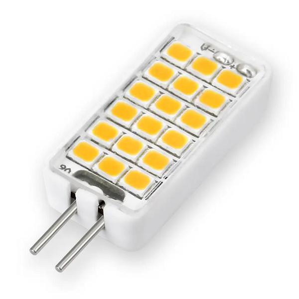 3 watt 12 volt Bi-Pin Base 3000K Natural White Dimmable LED