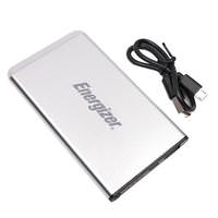 Energizer 3000 mAh Silver Metal USB Port Portable Charger