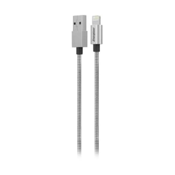 4' Metal Silver Lighting Sync & Charge Cable