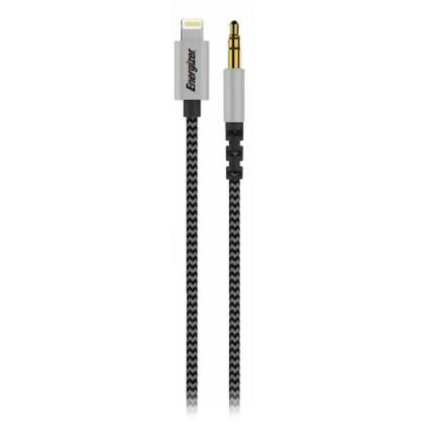 6' Black Auxiliary to Lightning Cable