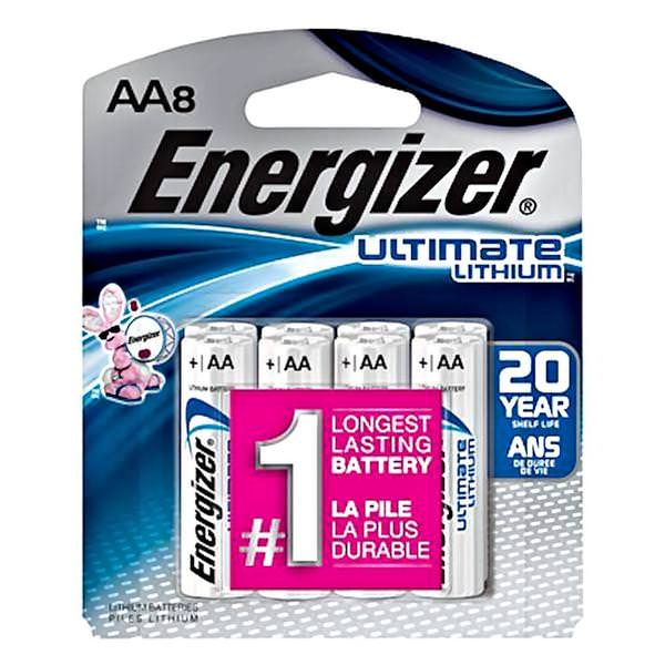 AA Cell 1.5 volt Ultimate Lithium Battery (8 pack)