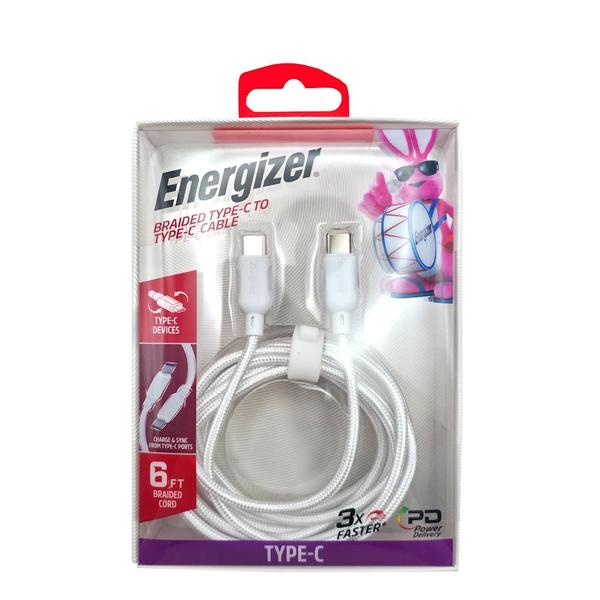 6' White USB Cable Type-C to Type-C Cable