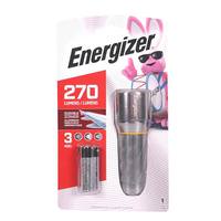 Energizer Metallic Vision HD Performance Metal LED Flashlight (Batteries Included)
