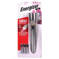 Energizer Metallic Vision HD Focus Performance Metal LED Flashlight (Batteries Included)
