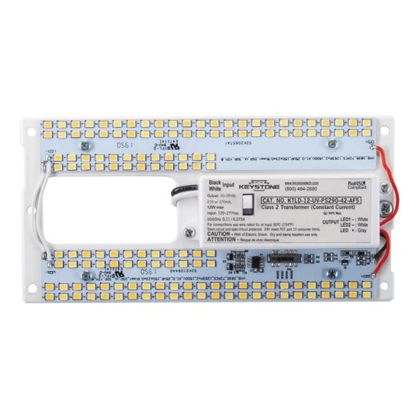 6" x 3" 12 watt 120/277 volt CCT Selectable Dimmable LED Retrofit Kit