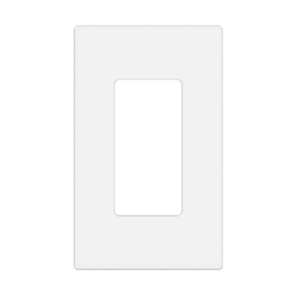 Screwless Decorator/GFCI One-Gang Wall Plate