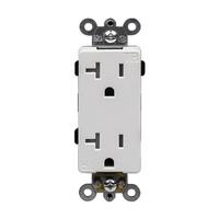 Enerlites 20 Amp 125 volt White Self Testing Commercial Grade Receptacle Outlet